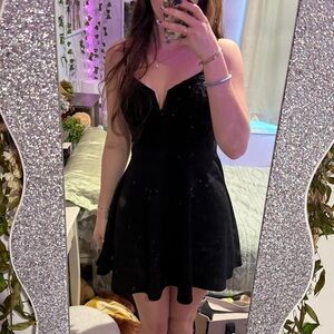 Almost Famous Black Lace Dress
